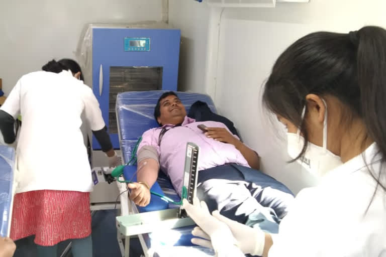 BLOOD DONATION CAMP AT NARAYANPUR