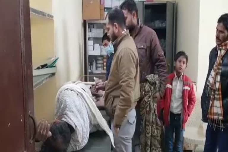 ramgarh news, man injured