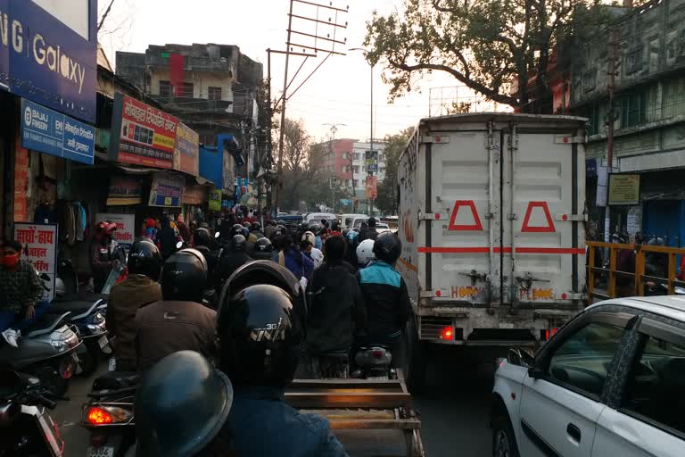 Haldwani Traffic Jam