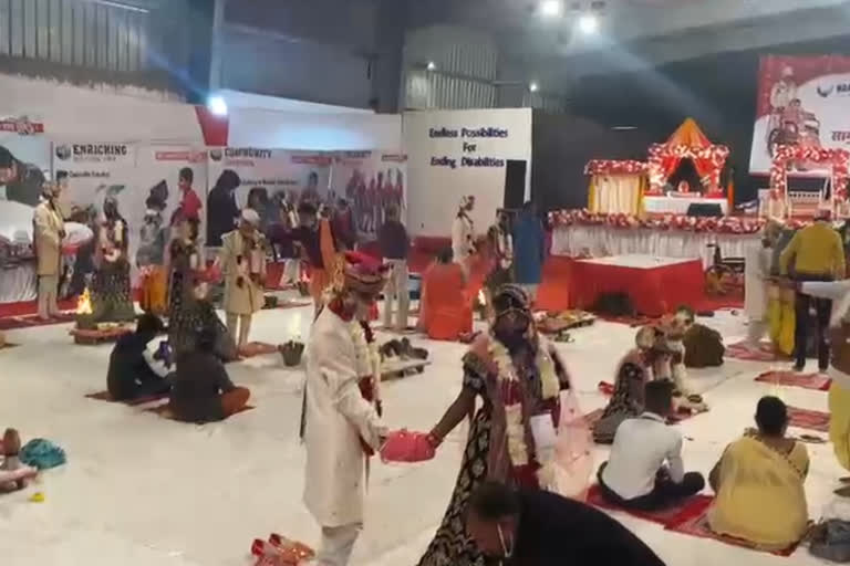 Mass marriage in Udaipur,  Narayan Sewa Sansthan