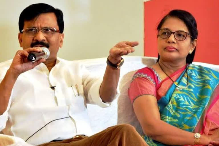 pmc bank fraud case  pmc bank fraud case maharashtra  ED notice to wife of sanjay Raut  wife of sanjay Raut in pmc bank fraud case  shiv sena MP sanjay Raut  സഞ്ജയ് റൗട്ടിന്‍റെ ഭാര്യക്ക് ഇഡി നോട്ടീസ്  സഞ്ജയ് റൗട്ടിന്‍റെ ഭാര്യ വാർത്ത  ഇഡി വാർത്തകൾ