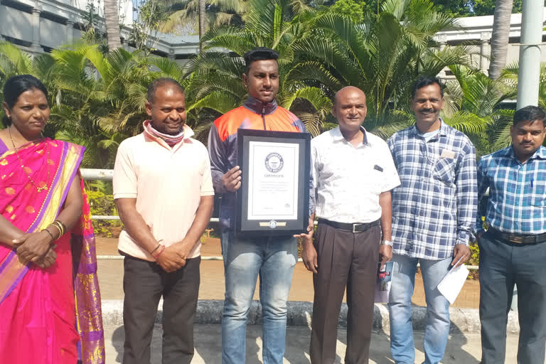 Karnataka young skater sets new world record