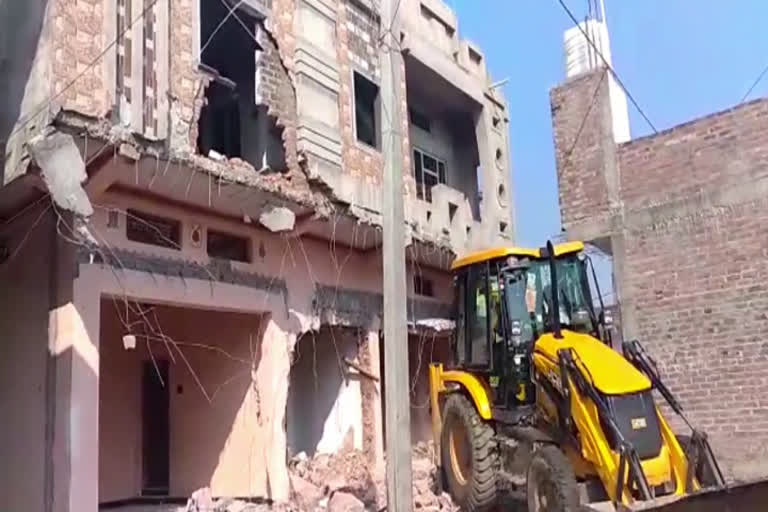 Illegal house demolition