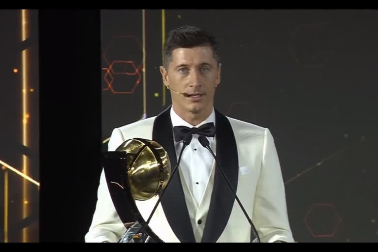 Lewandowski named 2020 Player of the Year at Globe Soccer Awards