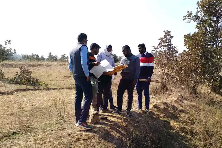 Completion of land measuring work for medical college in Manendragarh