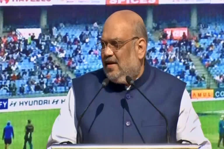 Amit Shah unveils Arun Jaitley's statue at Ferozshah Kotla stadium