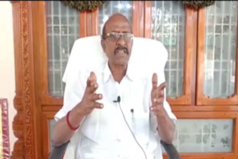 mlc rajendra prasad on vuyuru municipal commissioner