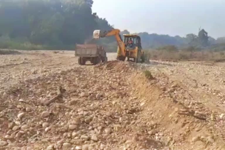 illegal mining in kalesar national park