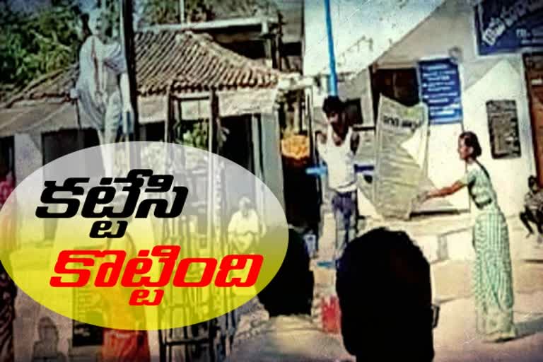 wife beated drunked husband in imampur village circle medak district