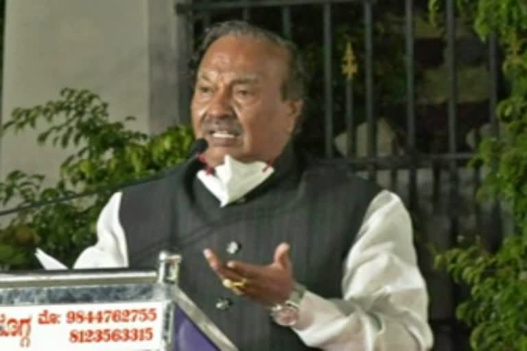 Minister KS Eshwarappa