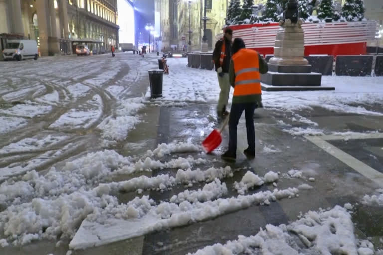 ഇറ്റലിയില്‍ കനത്ത മഞ്ഞുവീഴ്‌ച  ഇറ്റലി  Heavy snowfalls in northern Italy  northern Italy  Italy  റോം