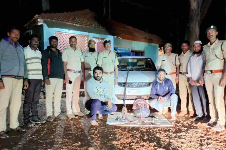 Deer hunting case of belgavi ; 2 are arrested