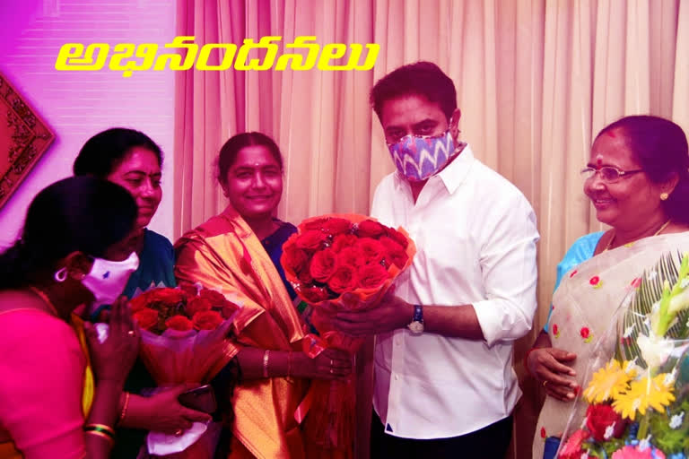 Sunita Lakshma reddy met minister ktr