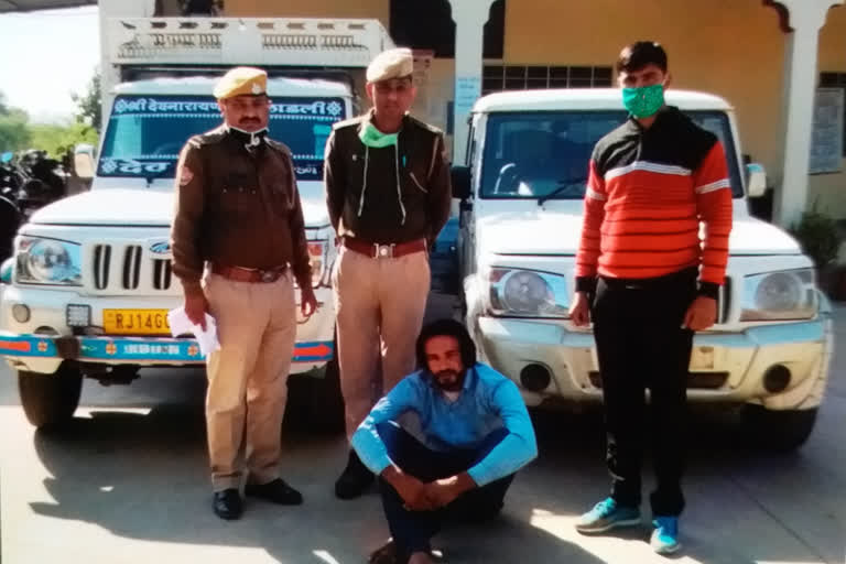robbery accused arrested in Jaipur, vehicle thief arrested in Jaipur