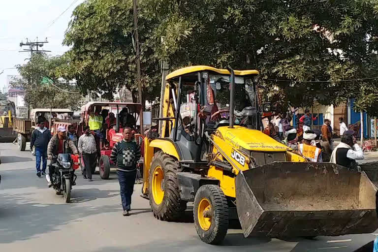 Encroachment removal campaign in banka