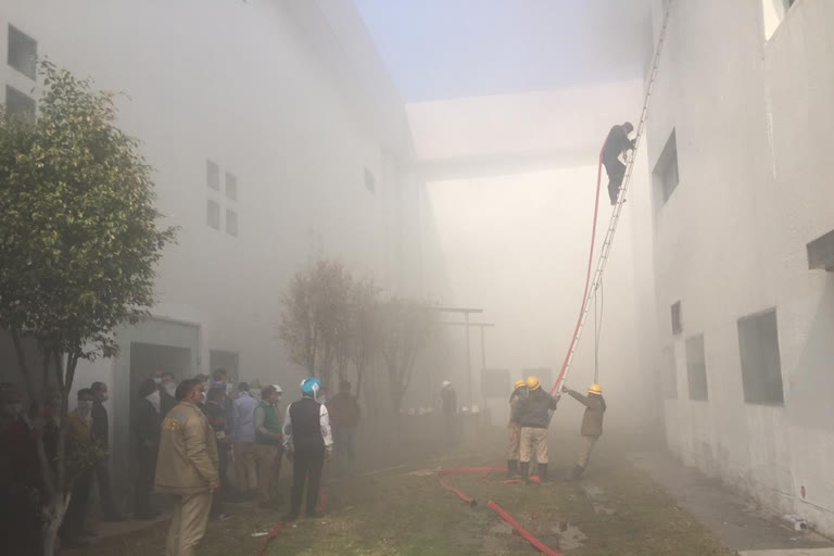 Fire in Corona vaccine company in Baddi