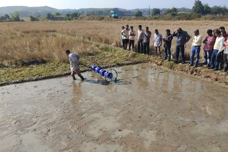 Tripura introduces Drum seeder for less time consuming sowing