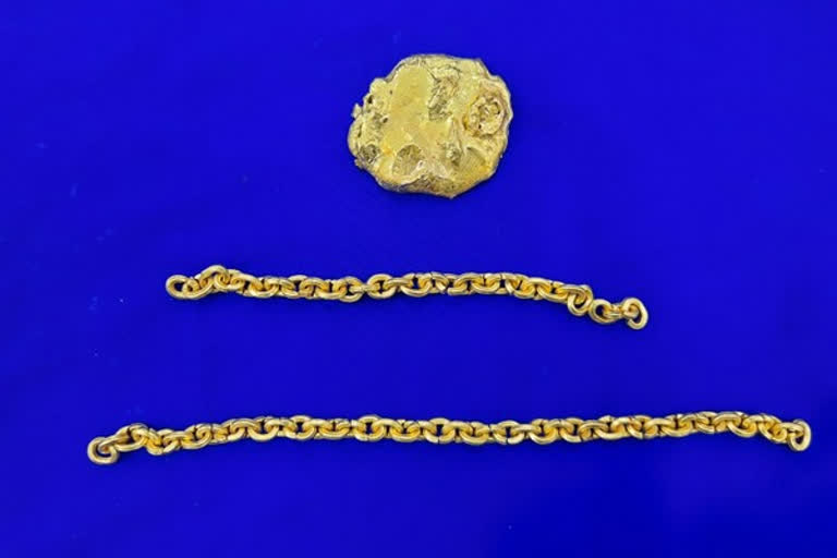 Customs seizes gold in Chennai airport  gold smuggling in Chennai  ചെന്നൈ അന്തരാഷ്ട്ര വിമാനത്താവളത്തിൽ സ്വർണം പിടികൂടി  807 ഗ്രാം സ്വർണം പിടികൂടി