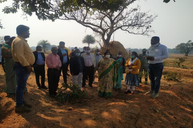 Geneviva Kindo inspects Solid and Liquid Waste Management Center