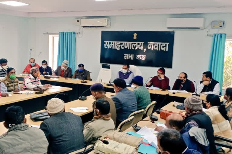 meeting regarding Republic Day in Nawada