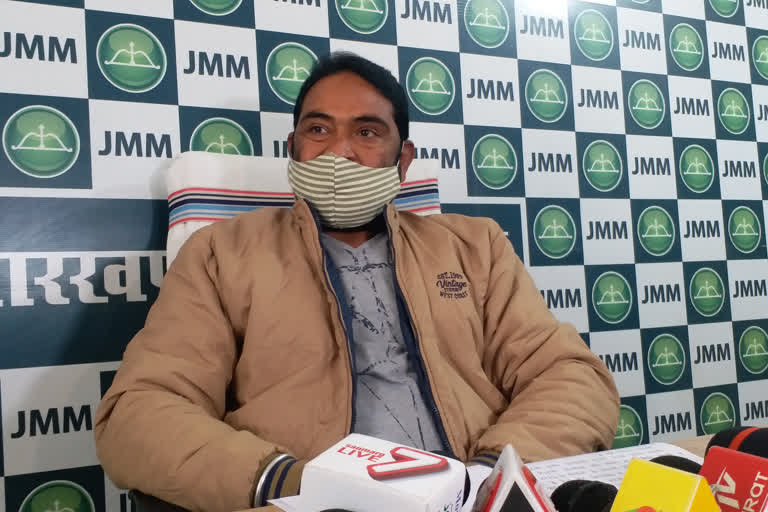 jmm spokesperson vinod pandey