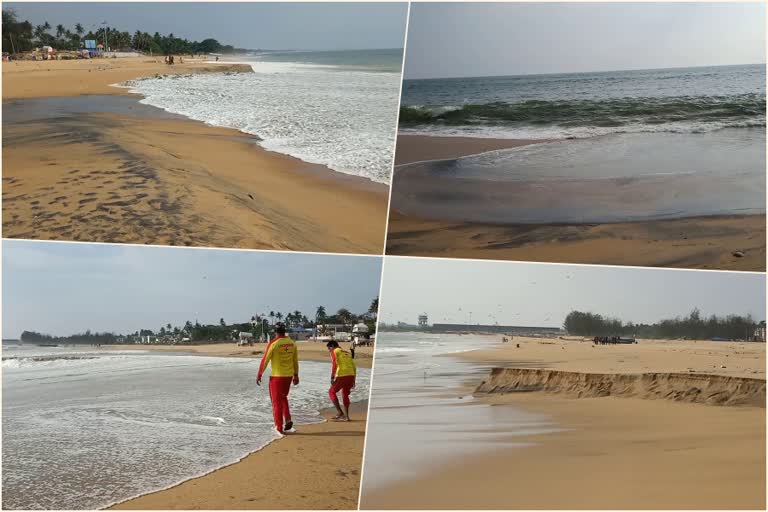 kollam beach in danger zone  കൊല്ലം ബീച്ചിൽ കടലേറ്റം രൂക്ഷം  ആലപ്പാട് പഞ്ചായത്ത്  alapapdu panchayath  kollam beach  കൊല്ലം ബീച്ച്