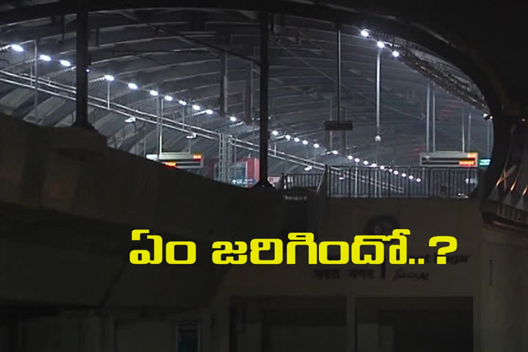 young man who jumped from the top of a tarnaka metro station