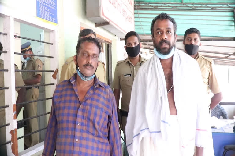 arrest in rape case thiruvananthapuram  priest and his companion  ഇരുപത്തഞ്ചുകാരിയെ പീഡിപ്പിച്ചു  പൂജാരിയും സഹായിയും അറസ്റ്റിൽ  ശ്രീകാര്യം