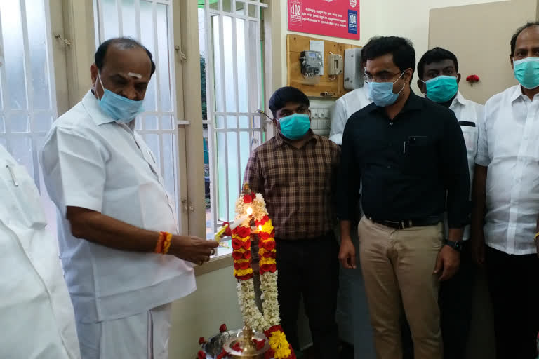 amma clinic inauguration by minister kadambur raju