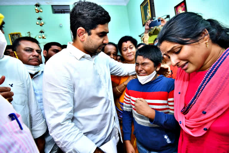 lokesh-fires-on-ysrcp-govt-over-tdp-leader-subbaiah-death