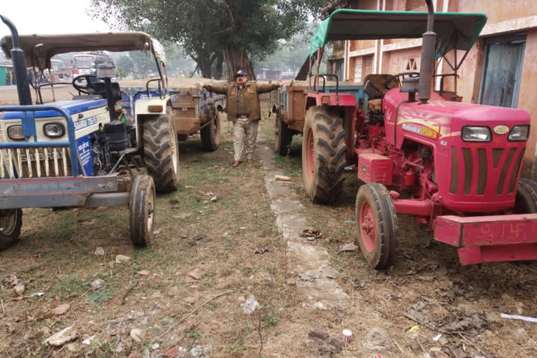 illegal sand mining