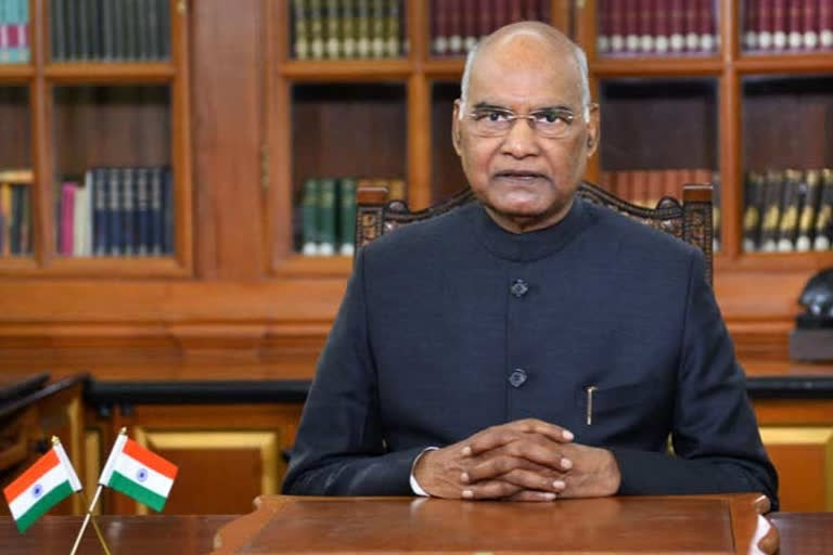 ramnath kovind greets people on the occcassion of  new year