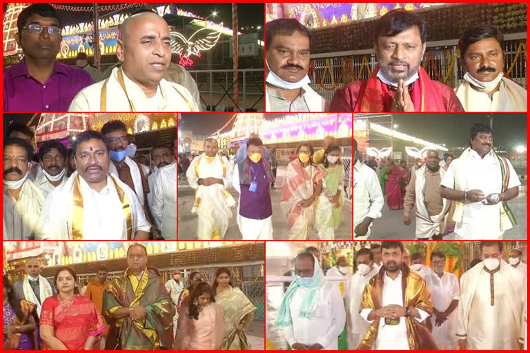 celebrities visited Tirumala