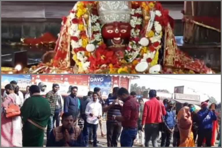 Devotees worships Maa Tarini through virtual platform in Keonjhar