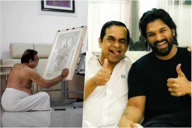 Allu Arjun receives priceless gift from comedian brahmanandam