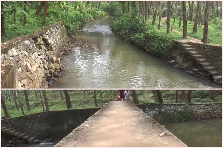 Nedumangad Pudukulangara bridge in danger  നെടുമങ്ങാട് പുതുക്കുളങ്ങര പാലം അപകടാവസ്ഥയില്‍  അധികൃതര്‍ മൗനത്തില്‍  തിരുവനന്തപുരം  trivandrum local news  തിരുവനന്തപുരം പ്രാദേശിക വാര്‍ത്തകള്‍