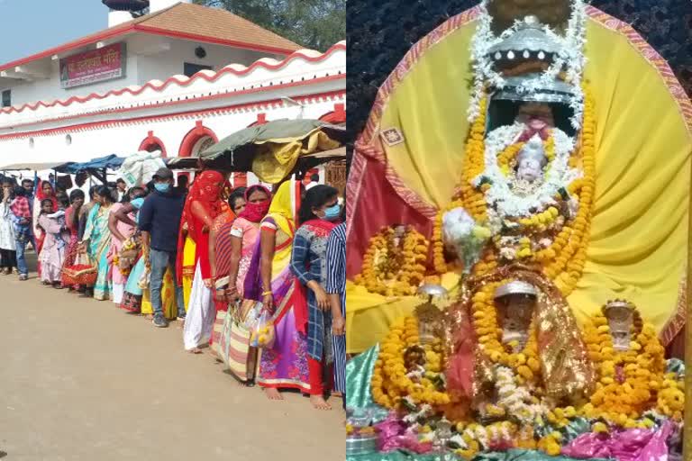 Devotees arrived for darshan of Maa Danteshwari