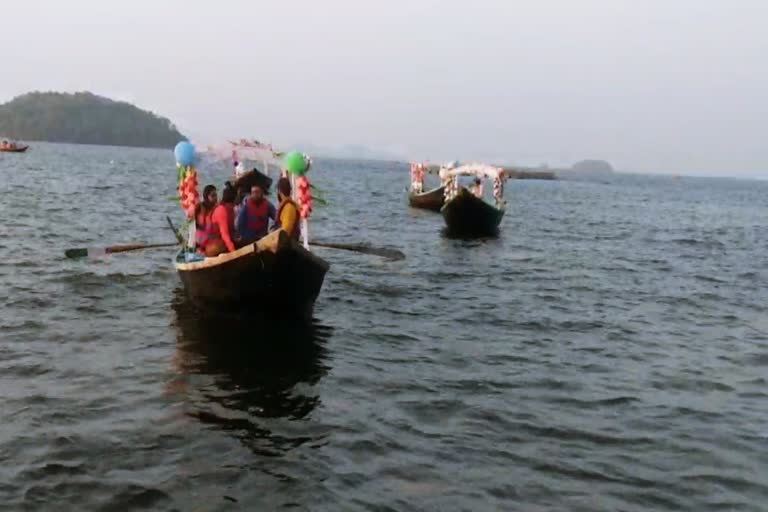 Tourists reached Maithon Dam