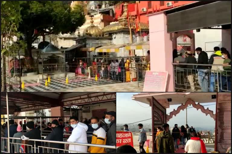 devotees visited at Jwalamukhi Temple