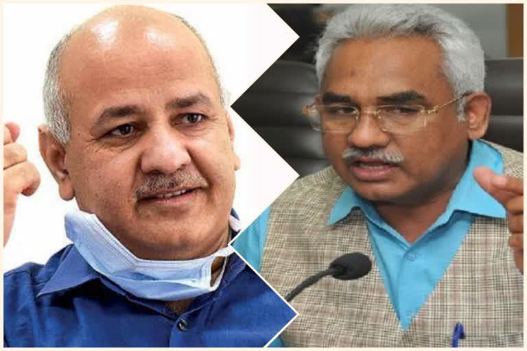 manish sisodia challenge madan kaushik for open debate through letter