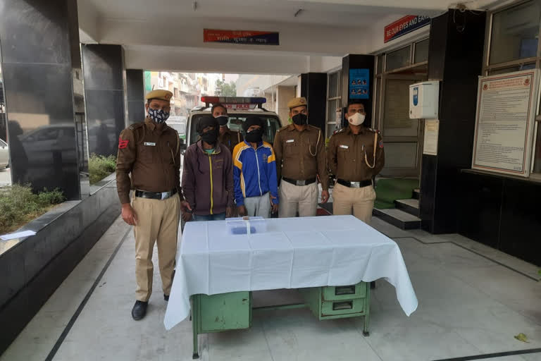 indrapuri police arrested two criminals