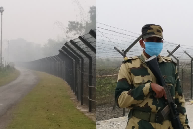 BSF jawans brave chilly winters to guard Indo-Bangladesh border