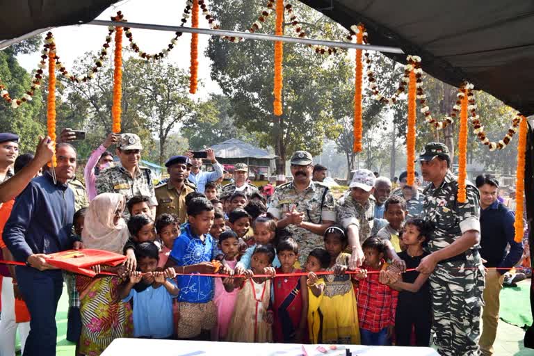 inauguration of new police station in bastar