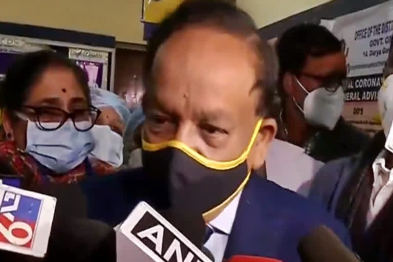 Union Health Minister Dr Harsh Vardhan