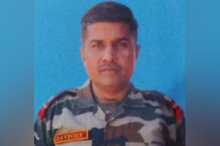 martyr soldier Ravindra Kumar dead body will arrive in jhajjar on Sunday