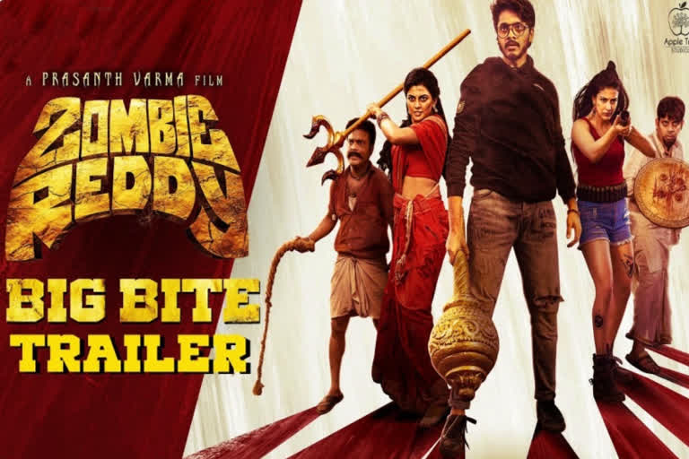 Zombie Reddy trailer reveled by Prabhas