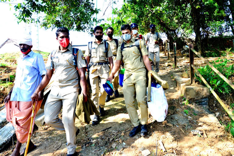 Kunnar Dam  Kunnar Dam under heavy security  കുന്നാര്‍ ഡാം  കുന്നാര്‍ ഡാം കനത്ത സുരക്ഷയില്‍  കുന്നാര്‍ ഡാമിന്‍റെ സുരക്ഷ  ശബരിമത തീര്‍ത്ഥാടനം  ശബരിമല