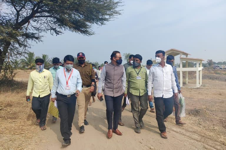 indapur jhagadewadi collector visit