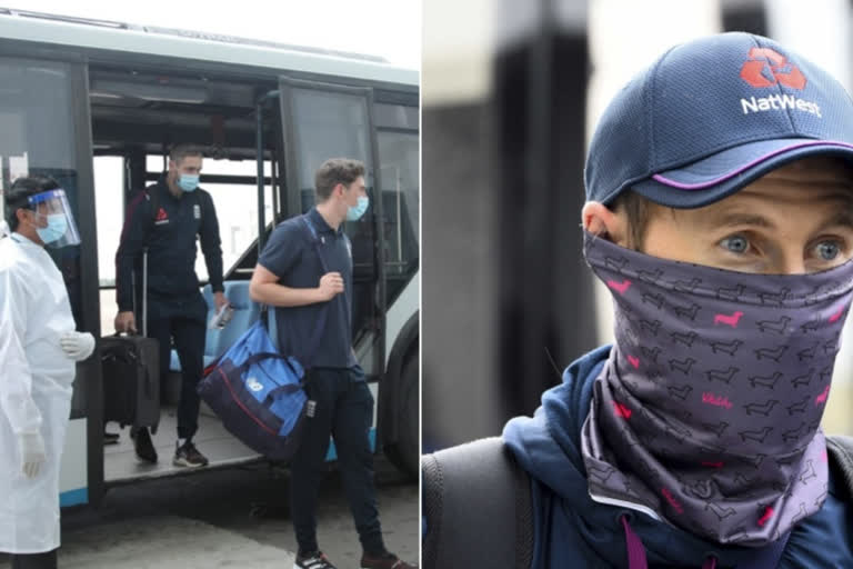 England cricket team arrives in Sri Lanka