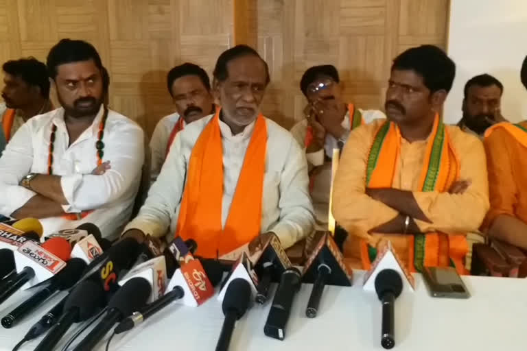 bjp  lakshman press meet in tirupathi